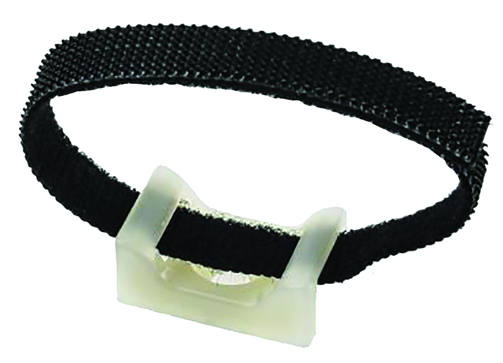 Other view of RS PRO RsPro - White Polyamide Screw Mount Cable Tie - 8 mm - Saddle - 285-4556