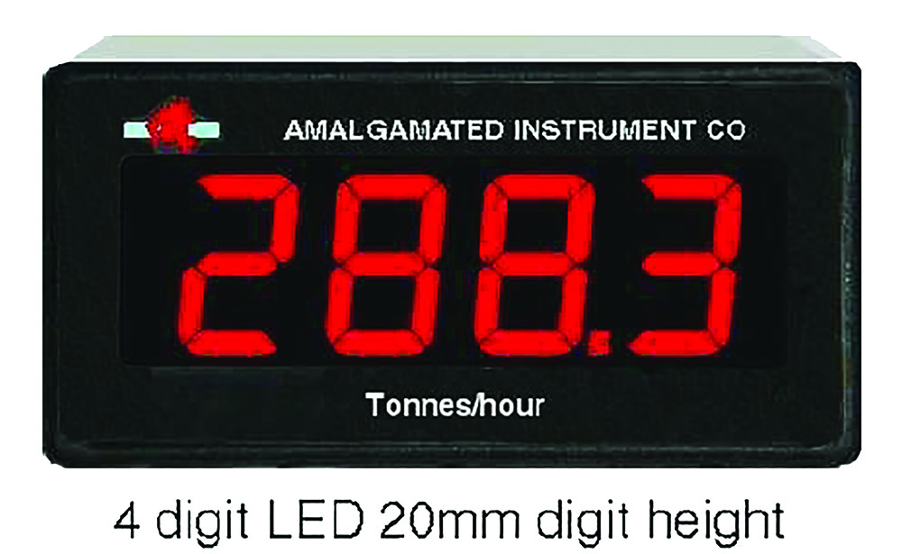 Other view of AIC - Pulse Input Rate + Totaliser Panel Meter - 110VAC - 4 Digit 20mm Red LED - PM5-TR-110-4E-A