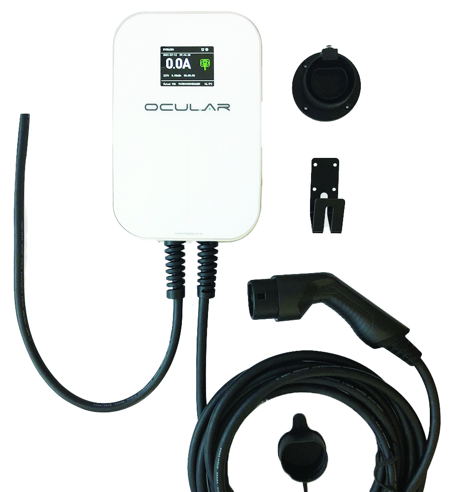 Other view of OCULAR Electrical Vehicle Charger - Three Phase - 32 Amp - With 6m Type 2 Cable
