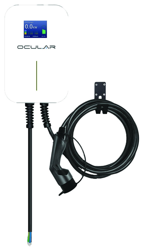 Other view of OCULAR Electrical Vehicle Charger - Single Phase - 32 Amp - With 6m Type 2 Cable