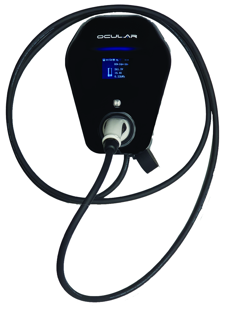 Other view of OCULAR Electrical Vehicle Charger - IQ - Single Phase - 32 Amp - With 5m Cable