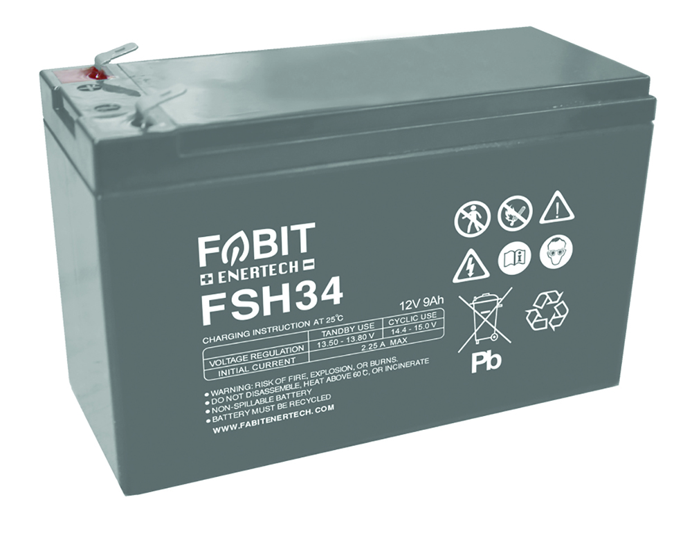 Other view of Fabit FSH48 Battery - AGM Sealed Lead Acid VRLA (Valve Regulated Lead Acid) - 12V